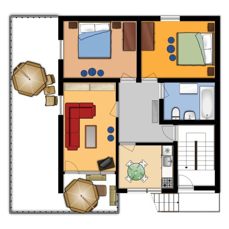 Apartment Kolman トールミン 部屋 写真